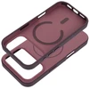 Dėklas Case for iPhone 18 Pro / 17 Pro Forcell F-Protect Chromatic Premium compatible with MagSafe dark cherry