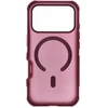iPhone 18 Pro / 17 Pro dėklas „Forcell F-Protect BumperX Premium", suderinamas su MagSafe, tamsios vyšninės spalvos
