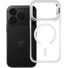Dėklas iPhone 18 Pro / 17 Pro Forcell F-Protect Shadow Stand Premium, suderinamas su MagSafe, sidabrinis