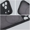 Dėklas Case for iPhone 18 Pro / 17 Pro Forcell F-Protect Rubber Premium compatible with MagSafe juodas