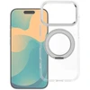 Dėklas Oem Case for iPhone 18 Pro / 17 Pro Frame Circle Stand compatible with MagSafe transparent