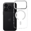 Oem dėklas, skirtas iPhone 18 Pro / 17 Pro, rėmelis skaidrus, hibridinis, Mag dėklas, suderinamas su MagSafe, permatomas