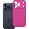 Dėklas Oem Case for iPhone 18 Pro / 17 Pro Silicone 2mm (big hole) pink