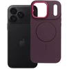 Oem dėklas iPhone 18 Pro Max / 17 Pro Max su MagSafe suderinamu Mag dangteliu, tamsiai vyšninės spalvos