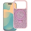 Dėklas Oem Case for iPhone 18 Pro Max / 17 Pro Max Quartz Circle Stand Mag Cover pink