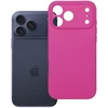 Dėklas Oem Case for iPhone 18 Pro Max / 17 Pro Max Silicone 2mm (big hole) pink
