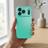 OEM dėklas iPhone 18 Pro Max / 17 Pro Max, permatomas dėklas, 2 mm, Blink mėtų spalvos