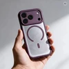 Dėklas Oem Case for iPhone 18 Pro Max / 17 Pro Max Full Matte Mag Cover compatible with MagSafe burgundy