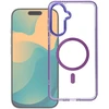 Oem Dėklas na Samsung A07 / A08 Frame Clear Hybrid Mag Cover zgodny su MagSafe violetinė