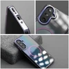 Oem Dėklas na Samsung A07 / A08 Frame Clear Hybrid Mag Cover zgodny su MagSafe violetinė