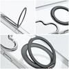 Oem Dėklas na Samsung A27 Frame Circle Stand zgodne su MagSafe juoda
