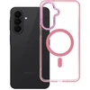 Oem Dėklas na Samsung A27 Frame Cleear Hybrid Mag Cover suderinamas su MagSafe pudra rožine