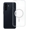Oem Dėklas na Samsung A57 Drop Glue Colorful Ring Mag Cover zgodne su MagSafe balta