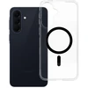 Oem Dėklas na Samsung A57 Drop Glue Colorful Ring Mag Cover zgodne su MagSafe juoda