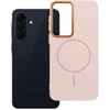 Oem Dėklas na Samsung A57 Frame Mag Cover suderinamas su MagSafe pudra rožine spalva