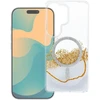 Oem Dėklas na Samsung S24 / S25 Golden zgodne su MagSafe balta