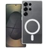 Oem „Dėklas Samsung S25 FE / S26 FE Clear Case 2 mm Mag Cover suderinamas su MagSafe (kameros apsauga) permatomas“