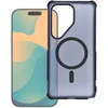 Dėklas, skirtas Samsung S26 FE / S25 FE, Forcell F-Protect BumperX Premium, suderinamas su MagSafe, tamsiai mėlynas 0INT