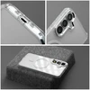Oem Dėklas na Samsung S25 FE / S26 FE Frame Clear Hybrid Mag Cover zgodny su MagSafe transparentne