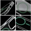Oem Dėklas na Samsung S26 FE / S25 FE Drop Glue Colorful Ring Mag Cover zgodne su MagSafe ciemnozielone