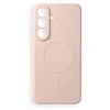 Oem „Dėklas Samsung S26 FE Silicone Mag Cover, suderinamas su MagSafe (kameros apsauga), rožinė“