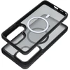 Dėklas na Samsung S26 Forcell F-Protect Smoke Hybrid Premium Lite zgodne su MagSafe juoda 0INT