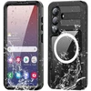 Dėklas na Samsung S26 wodoodporne Shellbox Mars su metalowym ringiem juoda