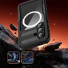Dėklas na Samsung S26 wodoodporne Shellbox Mars su metalowym ringiem juoda