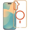 Oem Dėklas na Xiaomi Redmi 17 4G / 5G Frame Clear Hybrid Mag Cover zgodny su MagSafe oranžinė