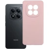 Oem Dėklas, skirtas Xiaomi Redmi Note 15 PRO 4G, silikoninis 2 mm (su fotoaparato apsauga), pudrinės rožinės spalvos