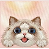 Dėklas NIMMY case BIG EYED LYING RAGDOLL CAT compatible with MagSafe for IPHONE 18 Pro/17 Pro pink