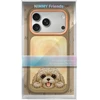 Dėklas NIMMY case BIG EYED LYING TEDDY POODLE compatible with MagSafe for IPHONE 18 Pro/17 Pro ruda