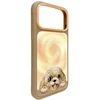 Dėklas NIMMY case BIG EYED LYING TEDDY POODLE compatible with MagSafe for IPHONE 18 Pro Max/17 Pro Max ruda