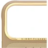 Dėklas NIMMY case LUCKY FASHION CAT compatible with MagSafe for IPHONE 18 Pro Max/17 Pro Max ruda
