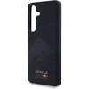 Dėklas Red Bull Raudona Bull Raudonas BULL futerał do Samsung Galaxy S25 RBHMS25S24PUBUFV (Magnetic Meshed PU W/ Debossed Bull) mėlynos spalvos