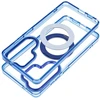 Oem Dėklas Samsung A57 Frame Circle Stand suderinamas su MagSafe tamsiai mėlynas