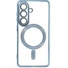 Dėklas Samsung S26 elektromagnetinės žurnalo dangtelis, suderinamas su „MagSafe“ ir mėlynas