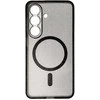 Oem Dėklas na Samsung S26 Clear Mag Cover - Glitter (Str / Camera Protection) zgodne su MagSafe juoda glitter