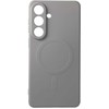 Oem Dėklas na Samsung S26 PLUS Silicone Mag Cover zgodne su MagSafe (camera protection) tytanowo pilka