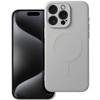 Oem Dėklas na Samsung S26 PLUS Silicone Mag Cover zgodne su MagSafe (camera protection) tytanowo pilka