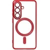 Dėklas, skirtas Samsung S26 Electro Mag dangteliui, suderinamas su MagSafe, raudonas