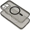 Oem Dėklas na Samsung S26 ULTRA Clear Mag Cover - Glitter (Str / Camera Protection) zgodne su MagSafe juoda glitter