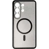 Oem Dėklas na Samsung S26 ULTRA Clear Mag Cover - Glitter (Str / Camera Protection) zgodne su MagSafe juoda glitter