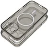 Oem Dėklas na Samsung S26 ULTRA Clear Mag Cover - Glitter (Str / Camera Protection) zgodne su MagSafe juoda glitter