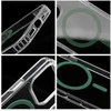 Dėklas Oem Spalvingas žiedinis „Drop Glue“ dangtelis, suderinamas su „MagSafe“, tinka SAMSUNG A17, tamsiai žalias.