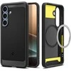 Dėklas Spigen Rugged Armor MagSafe, matinės juodos spalvos – Samsung Galaxy S25+
