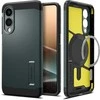 Spigen Tough Armor MagSafe dėklas skirtas Samsung Galaxy S25 Edge – Žalias/juodos spalvos