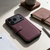 Oem Flip case for iPhone 17 PRO MAX / 18 PRO MAX Max Protect dark cherry