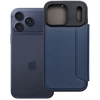 OEM atverčiamas dėklas, skirtas iPhone 17 PRO MAX / 18 PRO MAX, Razor Book mėlynas