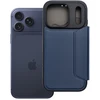 OEM atverčiamas dėklas iPhone 17 PRO / 18 PRO Razor Book mėlynas